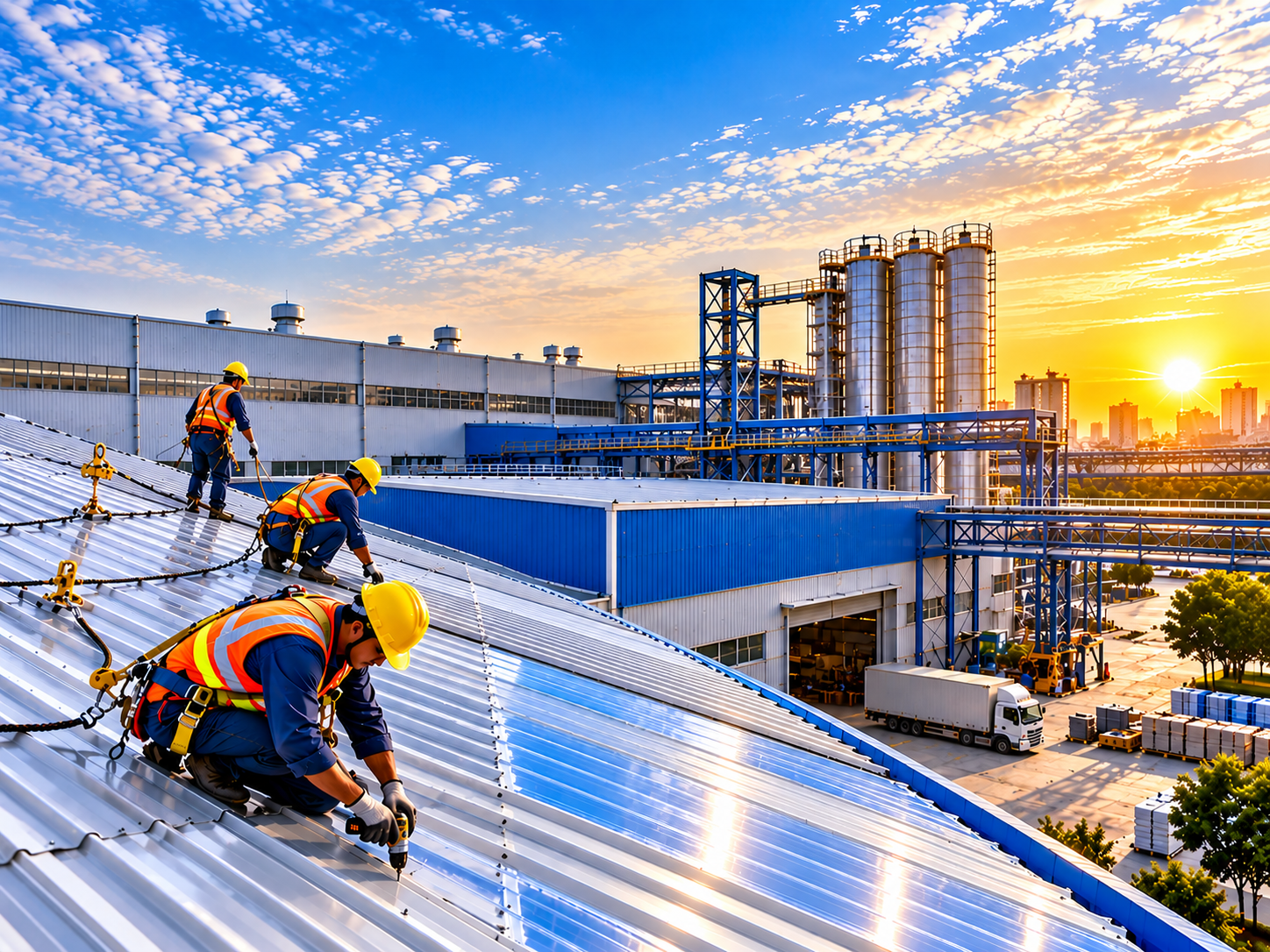 Manufacturing roofing